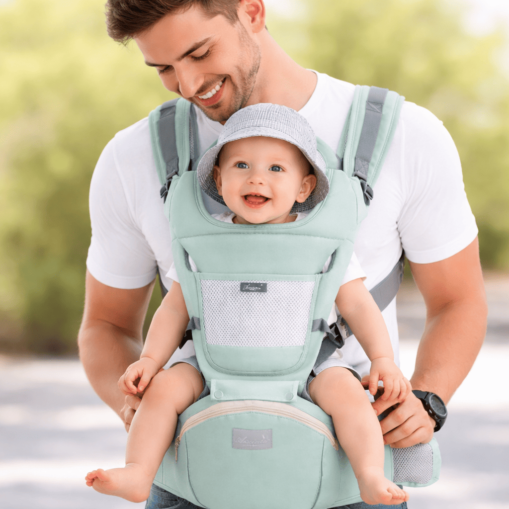 Le porte-bébé ergonomique pensé pour les parents actifs