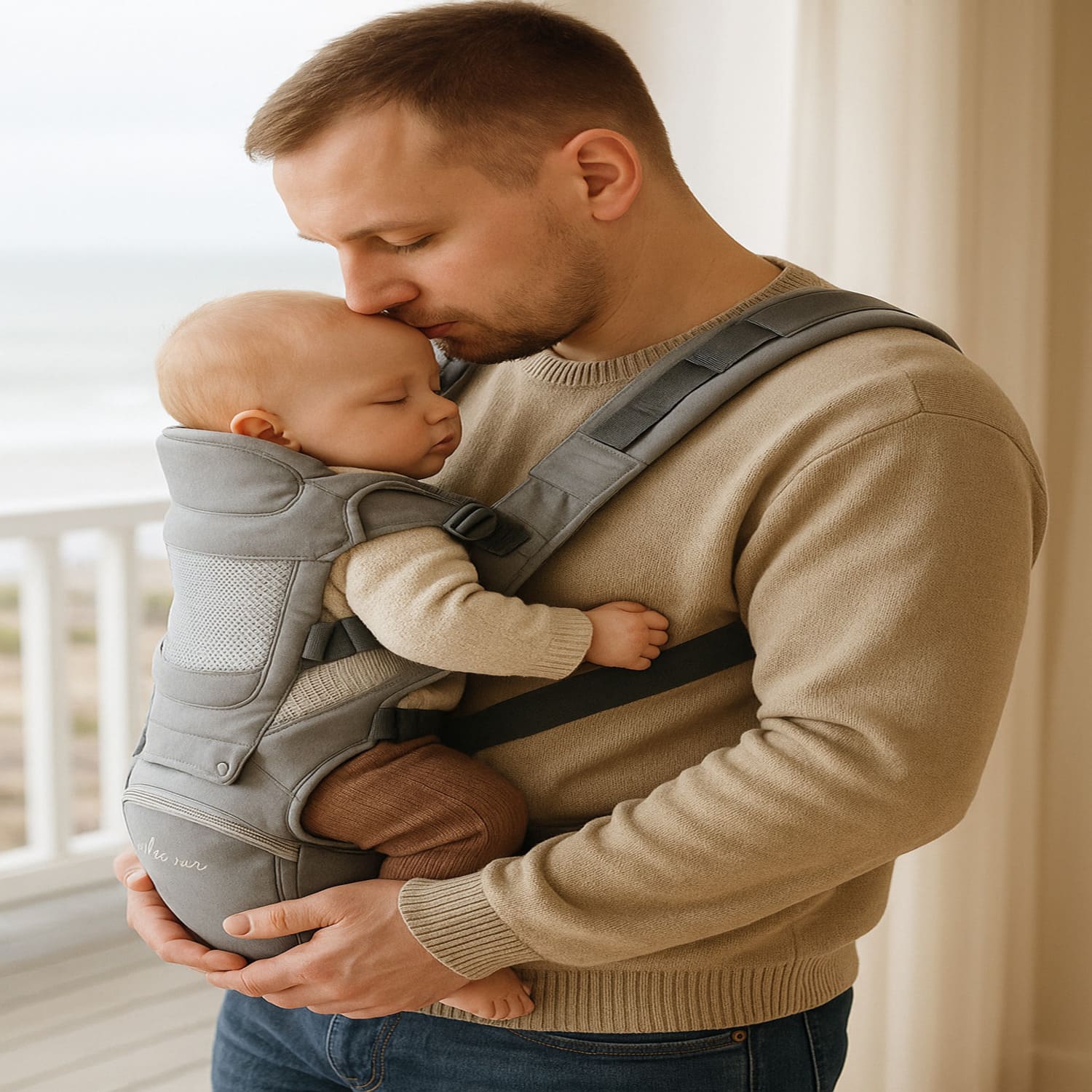 Le porte-bébé ergonomique pensé pour les parents actifs